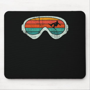 Sport Retro Snowboarder Snowboarding Goggles Snowb Mouse Mat