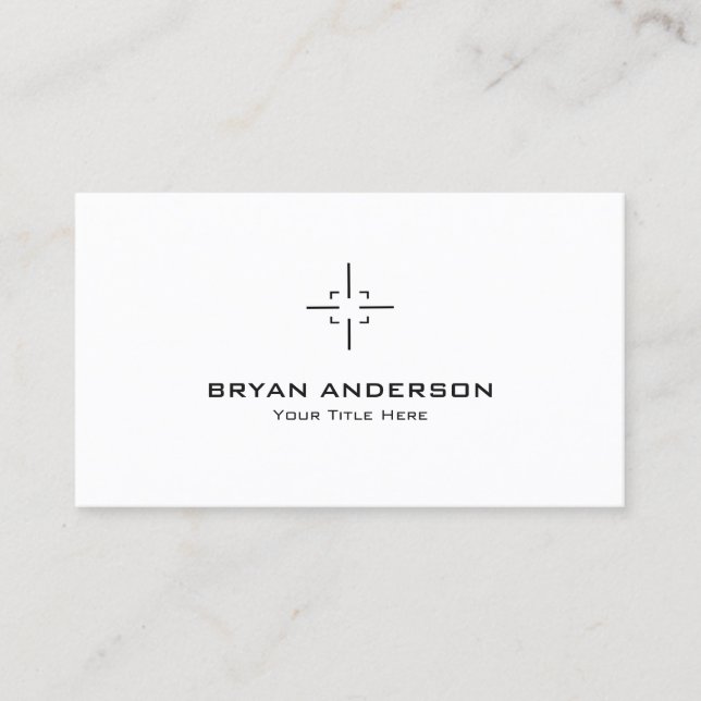 Sport Shooting Business Card (Front)