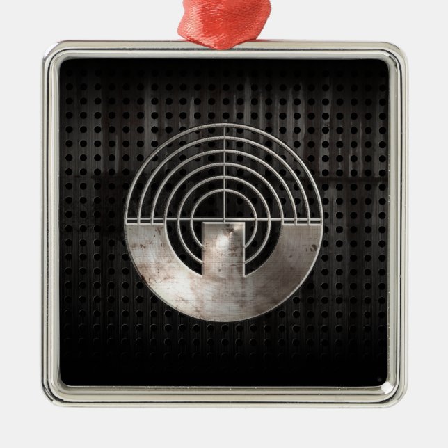 Sport Shooting; Cool Metal Tree Decoration (Front)