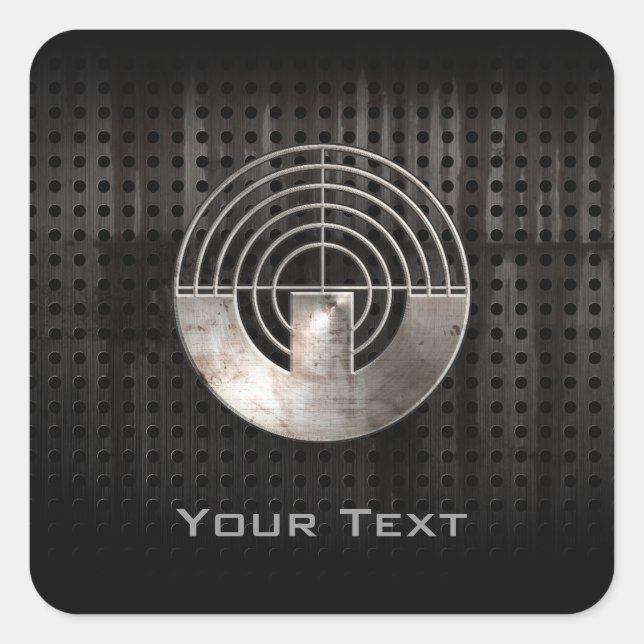 Sport Shooting; Cool Square Sticker (Front)