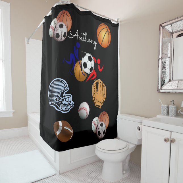 Sport Shower Curtain (In Situ)