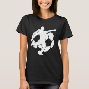 Sport Soccer Graphic Kids Boys Soccer Player T-Shirt