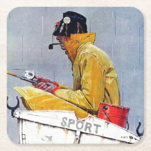 Sport Square Paper Coaster