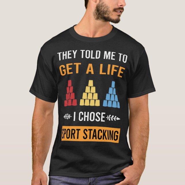 Sport Stacking Cup Stacking Speed Stacking Cups T-Shirt (Front)