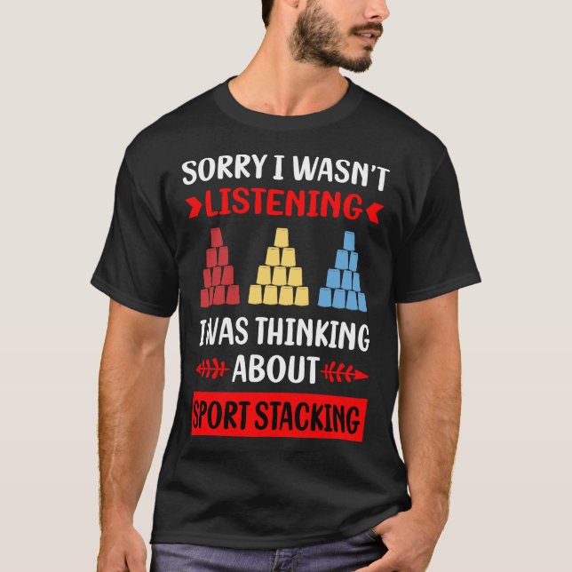 Sport Stacking Cup Stacking Speed Stacking Cups T-Shirt (Front)