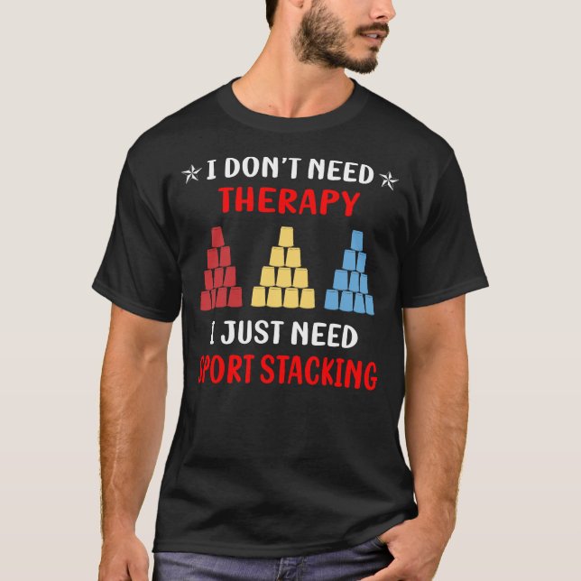 Sport Stacking Cup Stacking Speed Stacking Cups T-Shirt (Front)