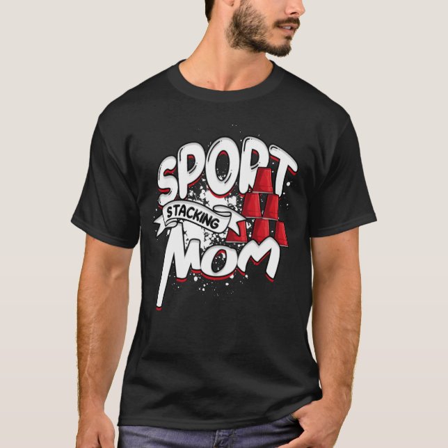 Sport Stacking Mum Speed Stacker Sport Stacking fr T-Shirt (Front)