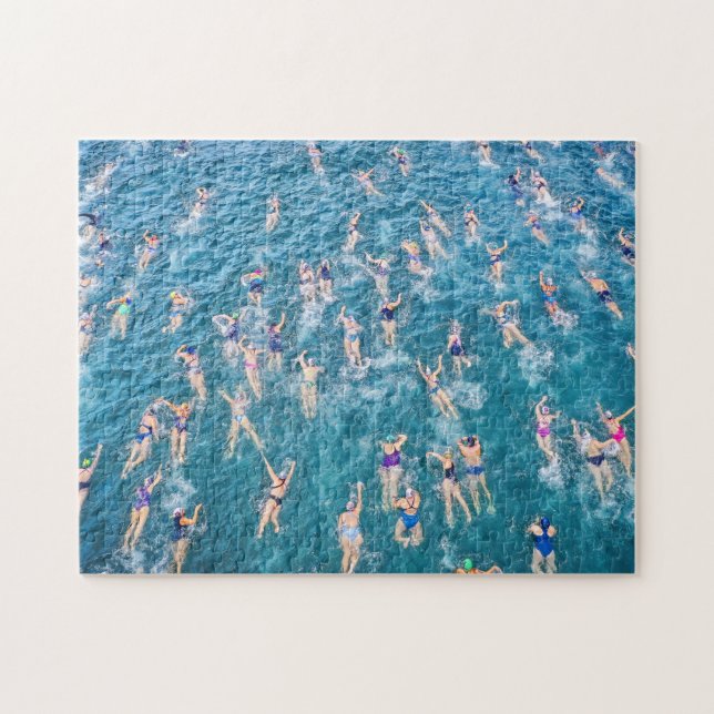 Sport swimmers Puzzle (Horizontal)