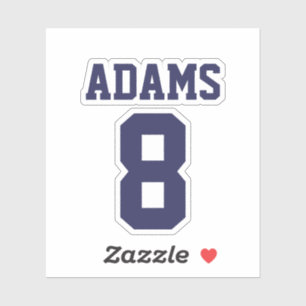 Sport Theme Personalised Name and Number