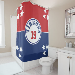 Sport Theme Shower Curtain