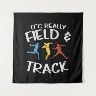 Sport Track And Field Gifts Tapestry