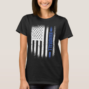 Sport Us Flag Handball  5 T-Shirt