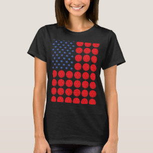 Sport Us Flag Handball  6 T-Shirt