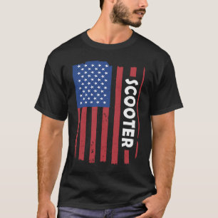 Sport Us Flag Scooter  3 T-Shirt