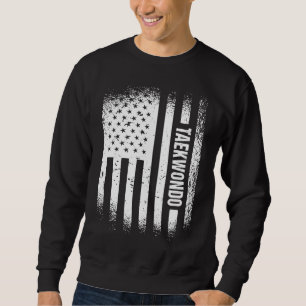Sport Us Flag Taekwondo 4 Sweatshirt