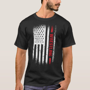 Sport Us Flag Wrestling T-Shirt