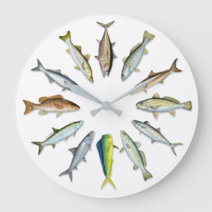 Sportfish Wall Clock