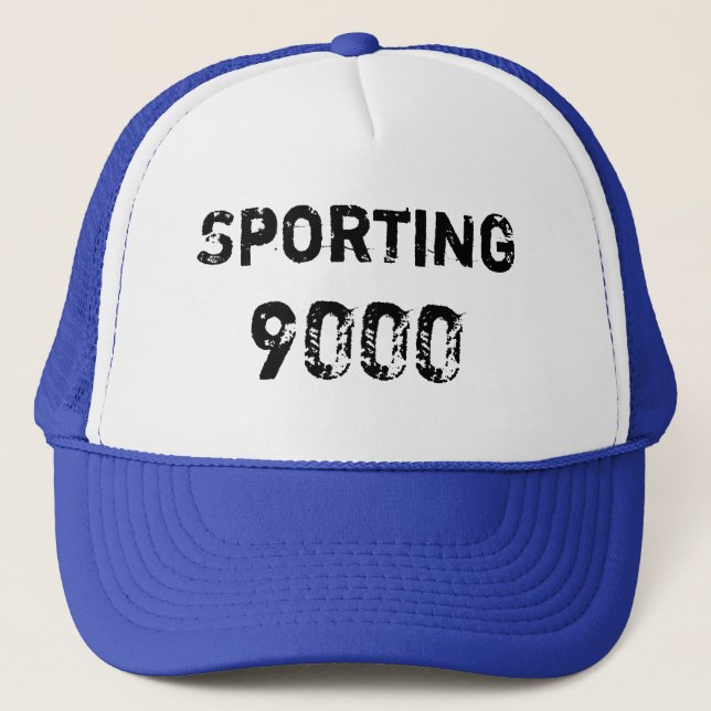 Sporting, 9000 trucker hat (Front)