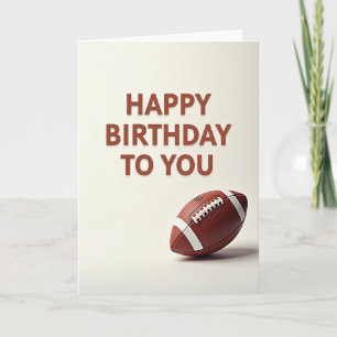 Sporting Ball Birthday Card