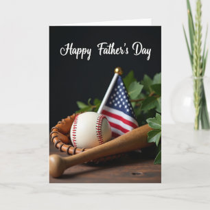 Sporting Fathers Day Scene Card