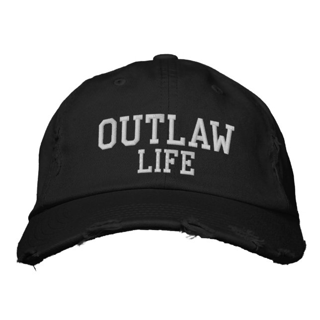 Sporting Goods Golf Accessories Baseball OUTLAW  Embroidered Hat (Front)