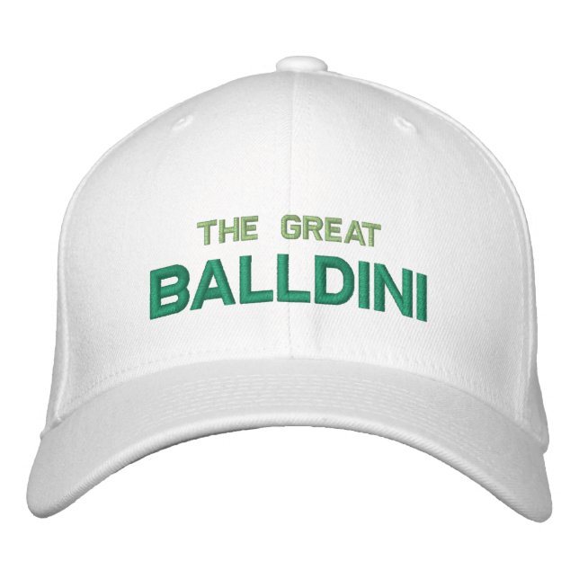 Sporting Goods Golf Accessories THE GREAT BALLDINI Embroidered Hat (Front)