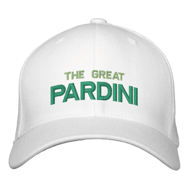 Sporting Goods Golf Accessories THE GREAT PARDINI Embroidered Hat (Front)