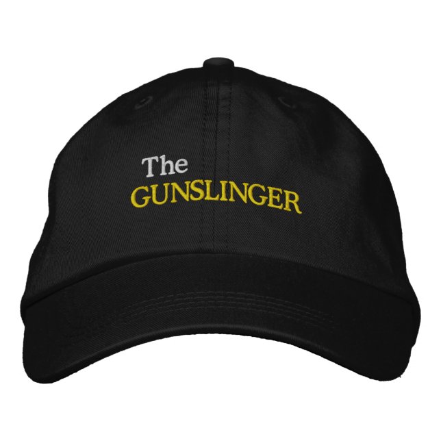 Sporting Goods Golf Accessories THE GUNSLINGER Embroidered Hat (Front)