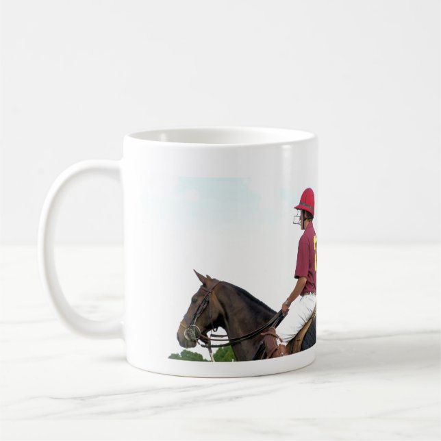 SPORTING HORSES COFFEE MUG (Left)