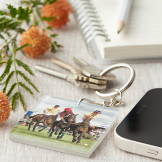 SPORTING HORSES KEY RING