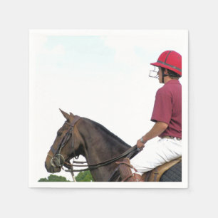SPORTING HORSES NAPKIN