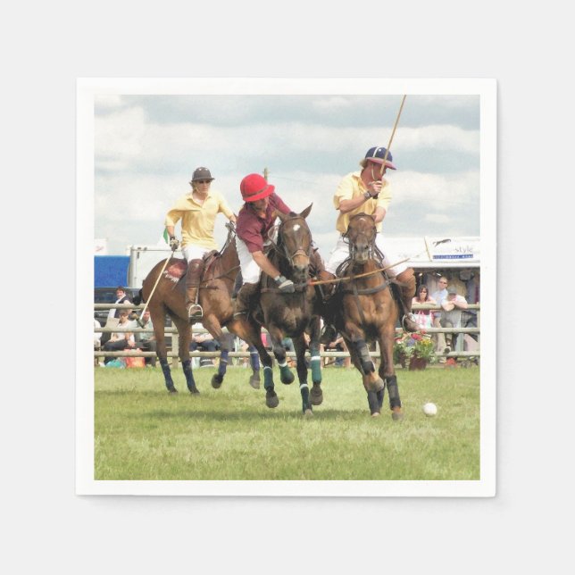 SPORTING HORSES NAPKIN (Front)