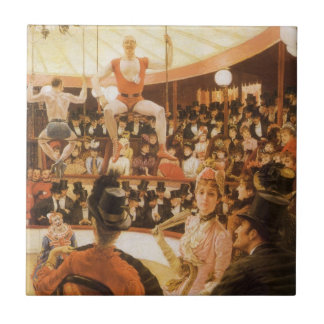 Sporting Ladies (aka Circus Lover) by James Tissot Tile