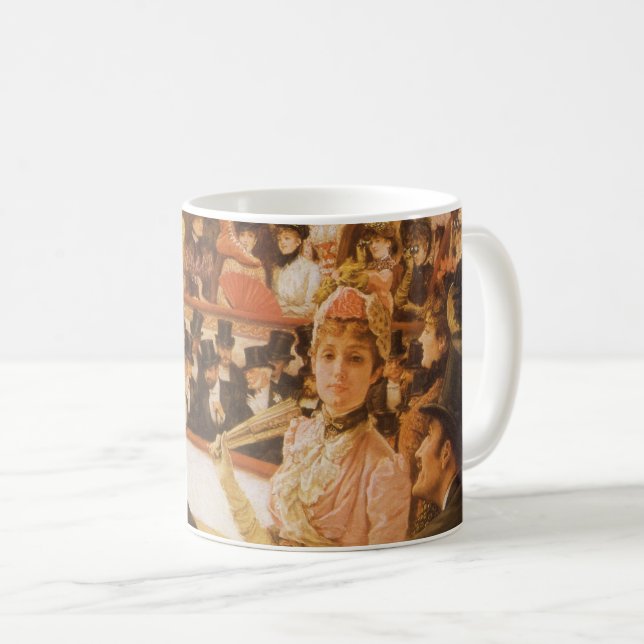 Sporting Ladies (or Circus Lover) by James Tissot Coffee Mug (Front Right)