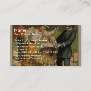 Sporting Life, 'Policeman Doxey's first arrest' Business Card