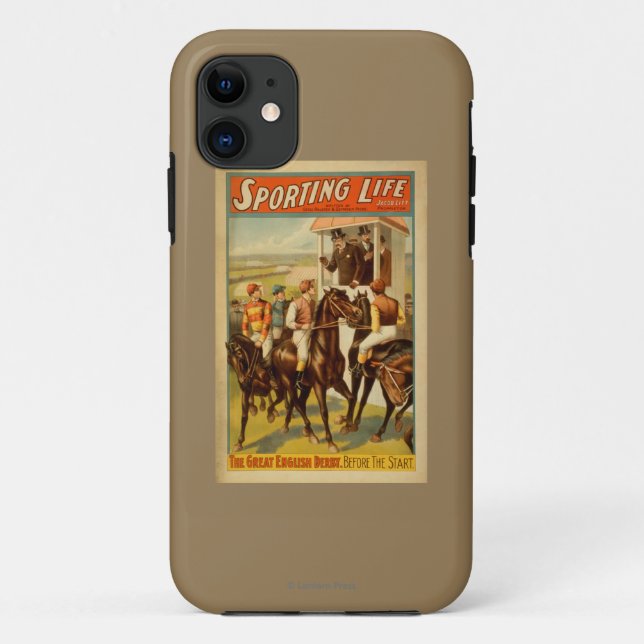Sporting Life - The Great English Derby Theatre Case-Mate iPhone Case (Back)