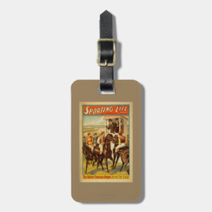 Sporting Life - The Great English Derby Theatre Luggage Tag