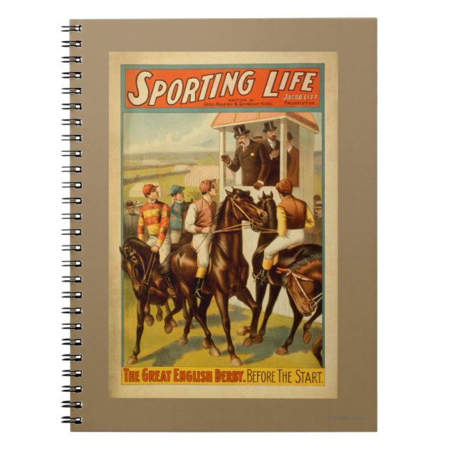 Sporting Life - The Great English Derby Theatre Notebook (Front)