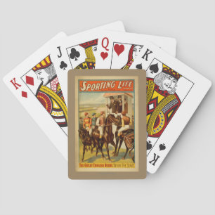 Sporting Life - The Great English Derby Theatre Playing Cards