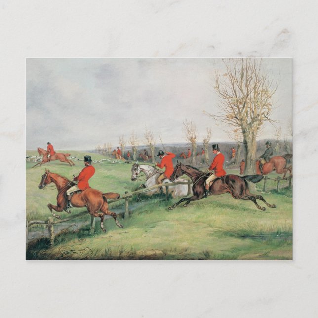 Sporting Scene, 19th century Postcard (Front)