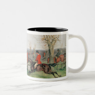 Sporting Scene, 19th century Two-Tone Coffee Mug