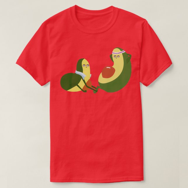 Sportive Avocados T-Shirt (Design Front)