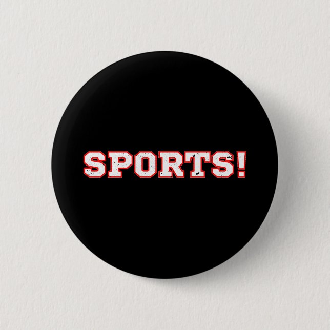 Sports 6 Cm Round Badge (Front)
