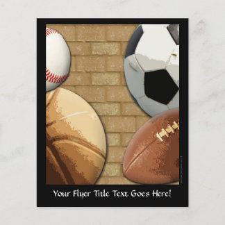 Sports Al-Star, Basketball/Soccer/Football Flyer