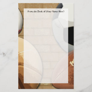 Sports Al-Star, Basketball/Soccer/Football Stationery