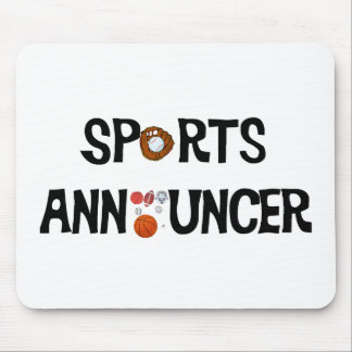 Sports Announcer Mousepad