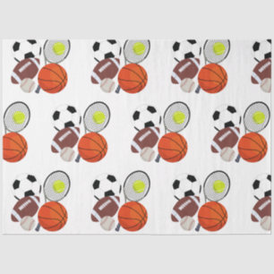Sports Athletic Balls   Tissue Paper