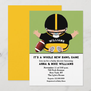 Sports Baby Shower Invitation