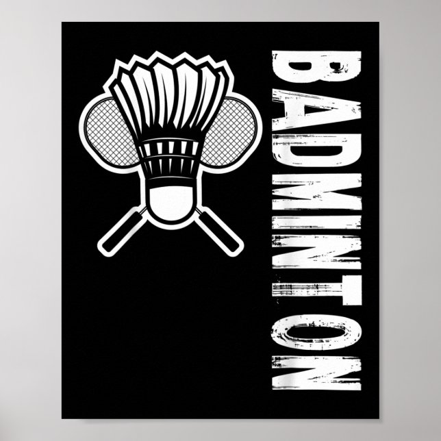Sports Badminton  Poster (Front)