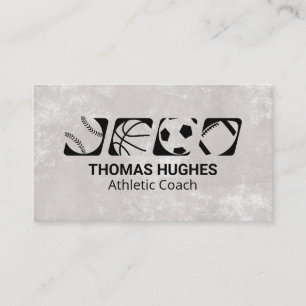 Sports Ball   Athletics Business Card